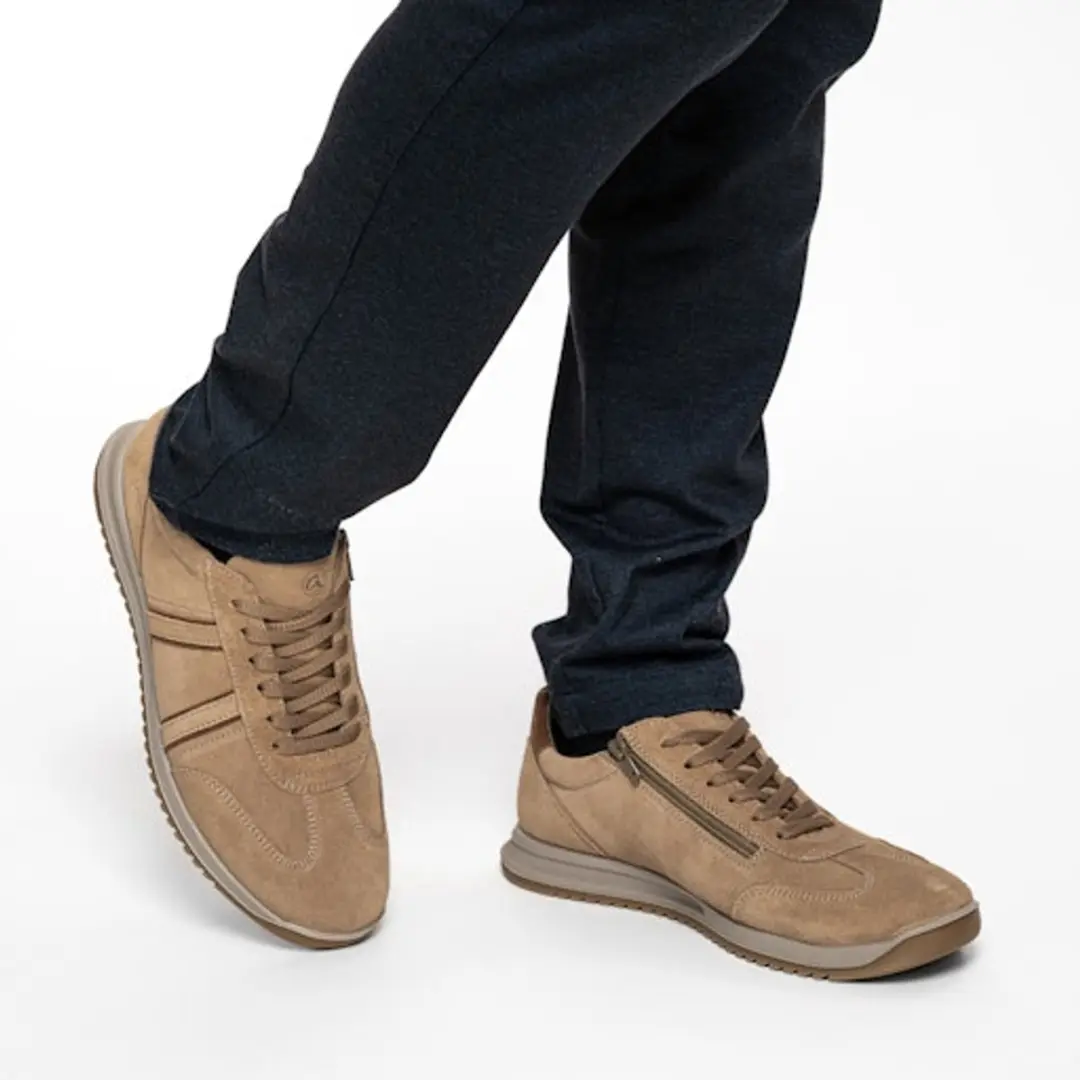 Ara Suede Sneaker 11-20502-13 - Maat 43 - Zand
