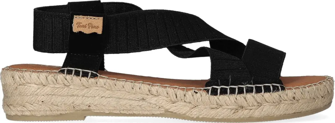 Toni Pons Eire-TR Dames Espadrilles Negre