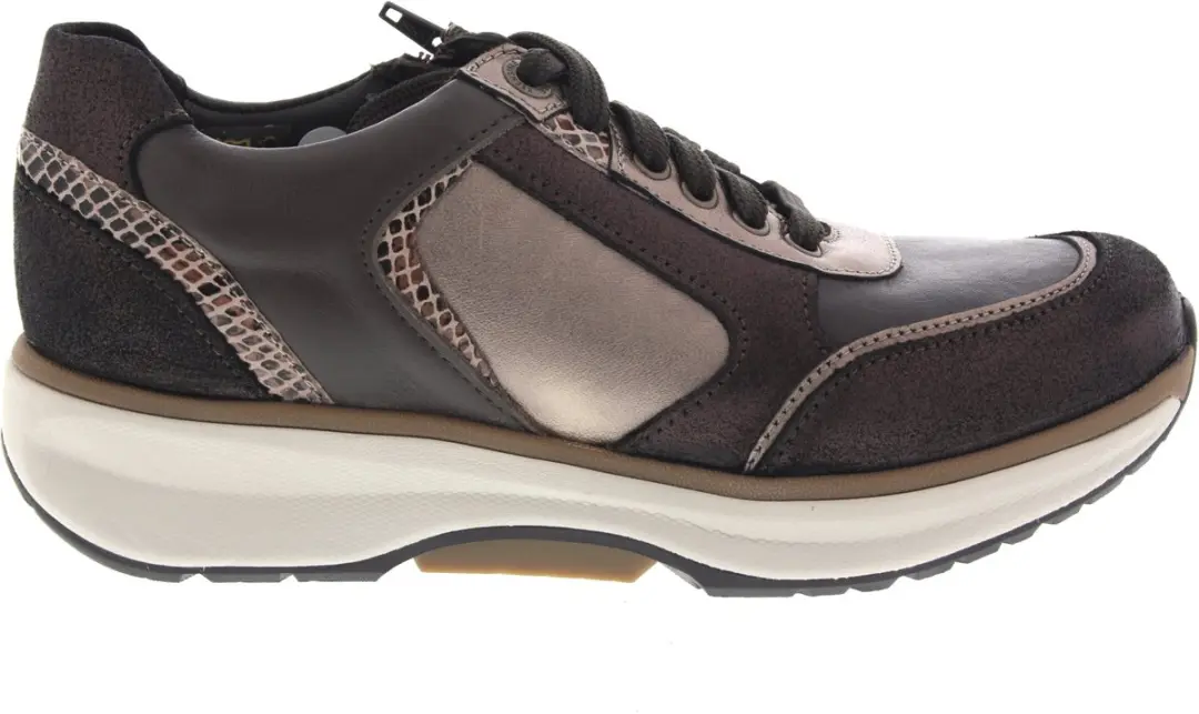 Dames Veterschoenen Xsensible Georgia Burgundy Combi Gx Bruin