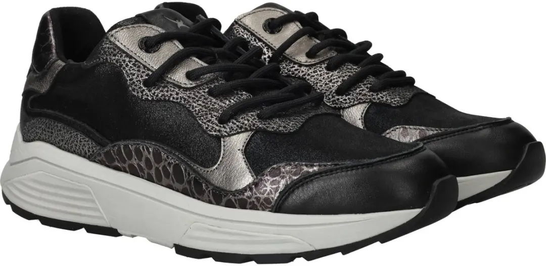 Xsensible Rainbow Stretchwalker GX Sneakers - Dames 36 - Zwart