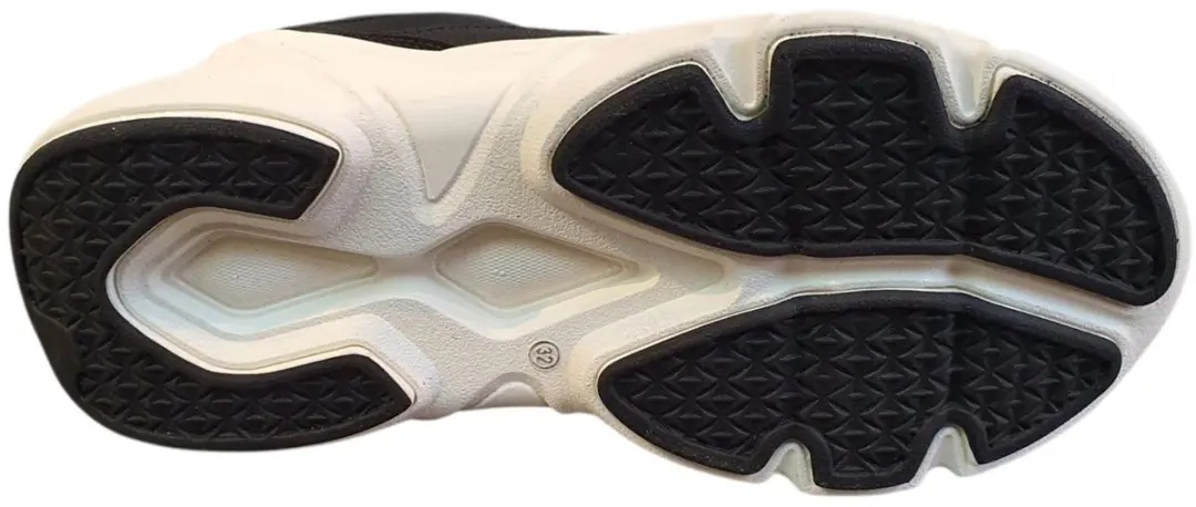 Braqeez 425960-489 Meisjes Lage Sneakers - Zwart - 38 - afbeelding 4 van 6