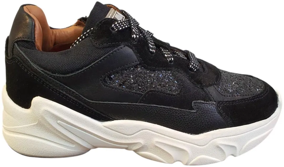 Braqeez 425960-489 Meisjes Lage Sneakers - Zwart - 38 - afbeelding 2 van 6