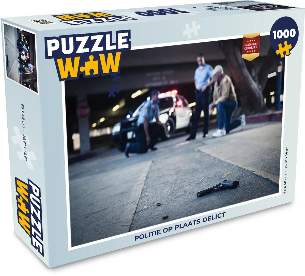 PuzzleWow Politie op Plaats Delict Legpuzzel 1000 Stuks - Multicolor