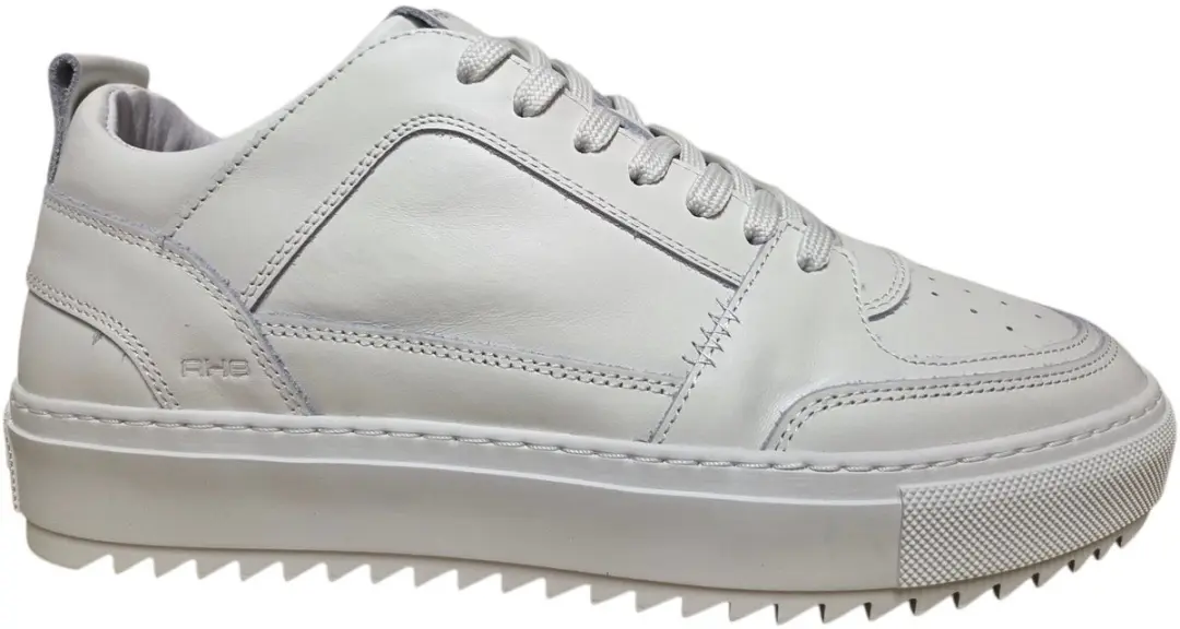 Rehab Creon LTHR 0707 WHT WHT Sneakers Wit Leer Heren