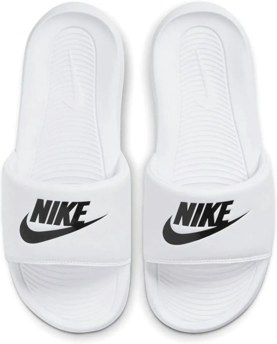 Nike Victori One Badslipper - Maat 43 - Wit/Zwart
