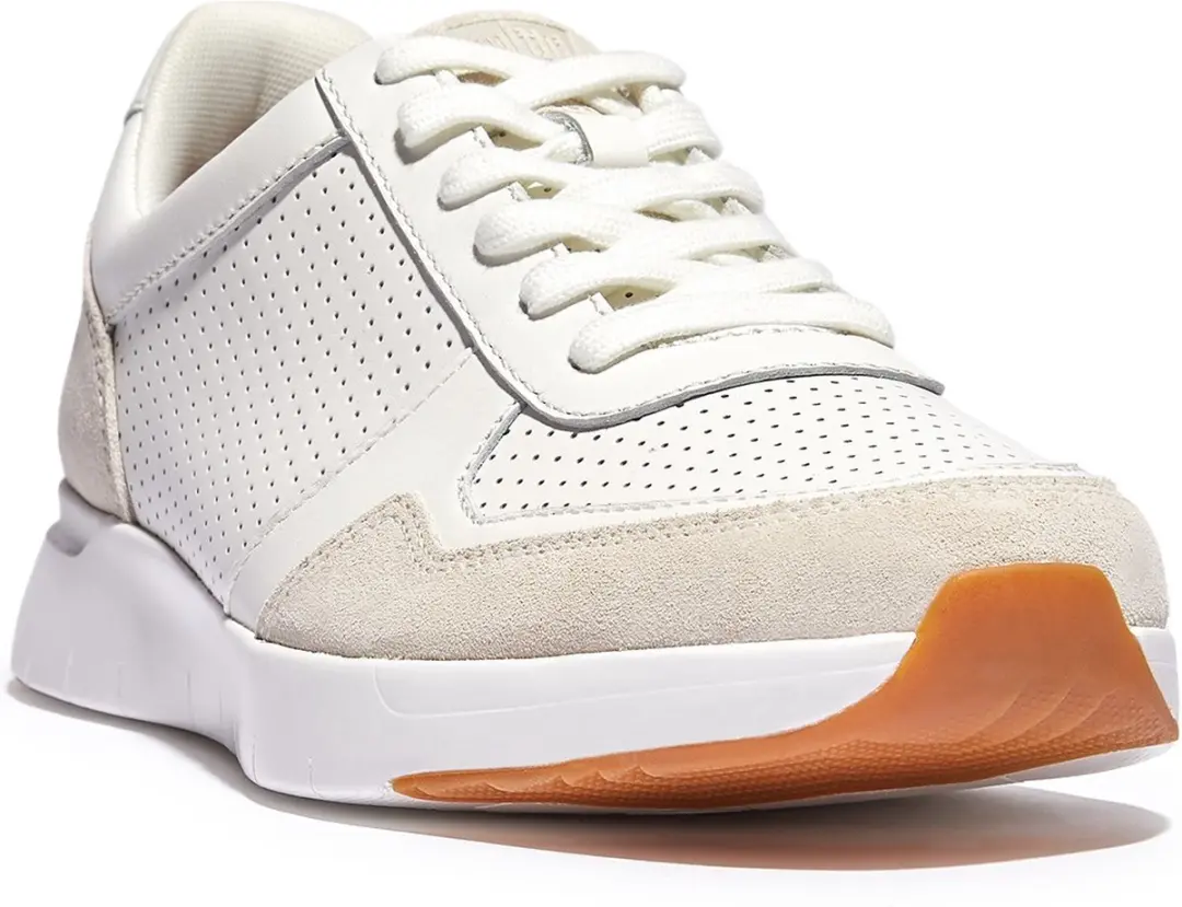 FitFlop Anatomiflex Sneakers in Ledermix WIT