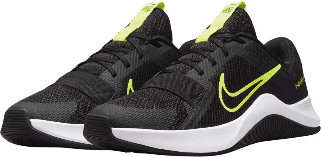 Nike MC Trainer 2 Heren Sneakers 44.5 - Zwart/Geel - afbeelding 3 van 6