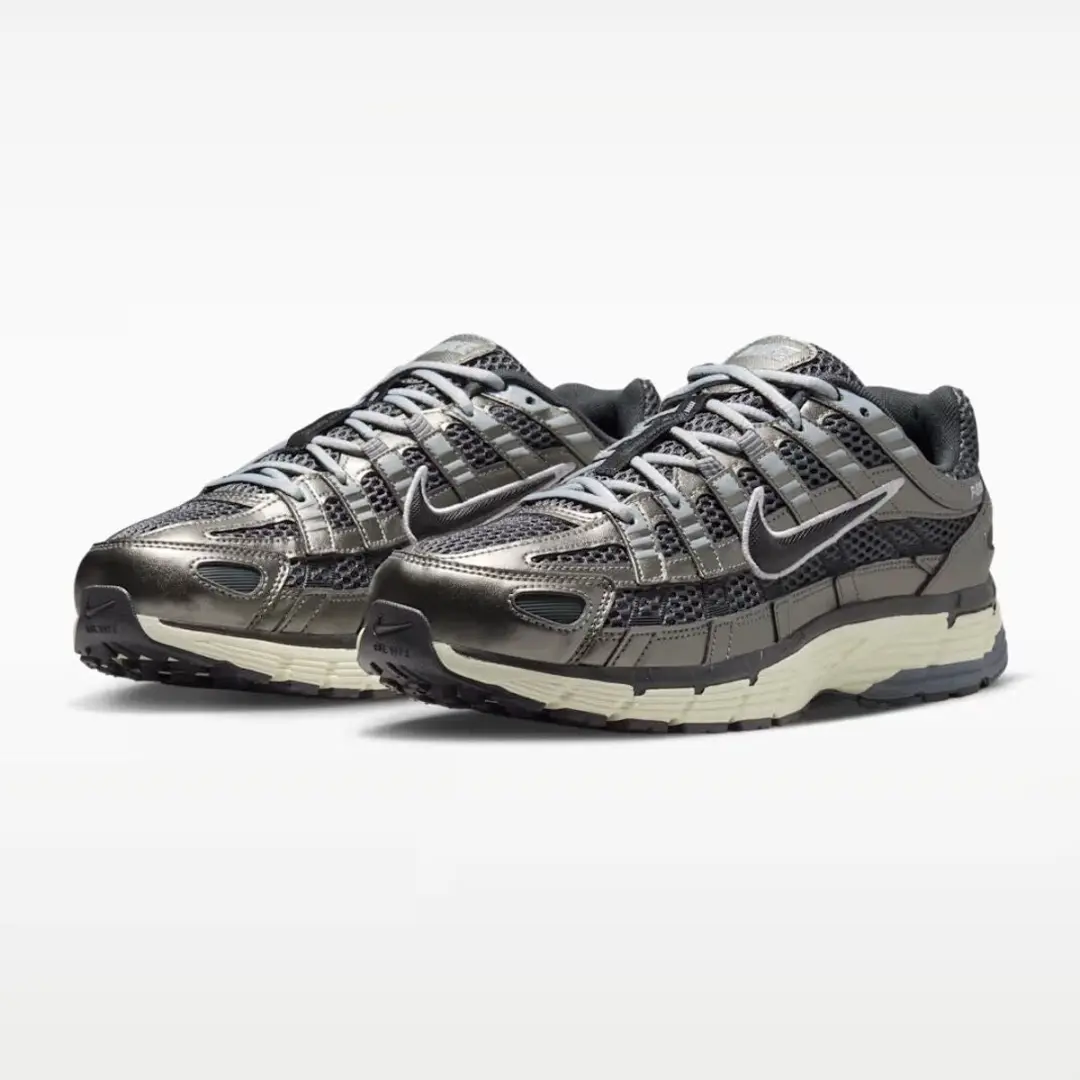 Nike P-6000 SE - Heren/Vrouwen Sportschoen 45.5 - Anthracite Black Metallic - afbeelding 3 van 6