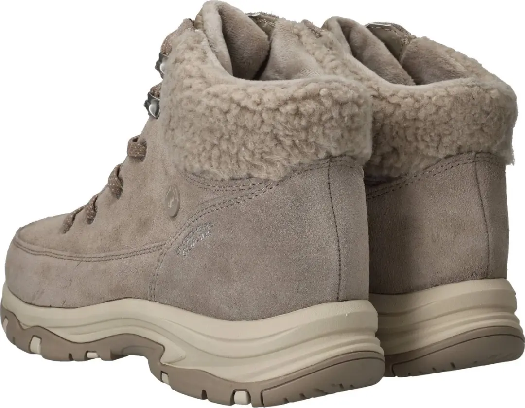 Skechers TREGO Snow Breeze Dames Instappers - Taupe - afbeelding 2 van 6