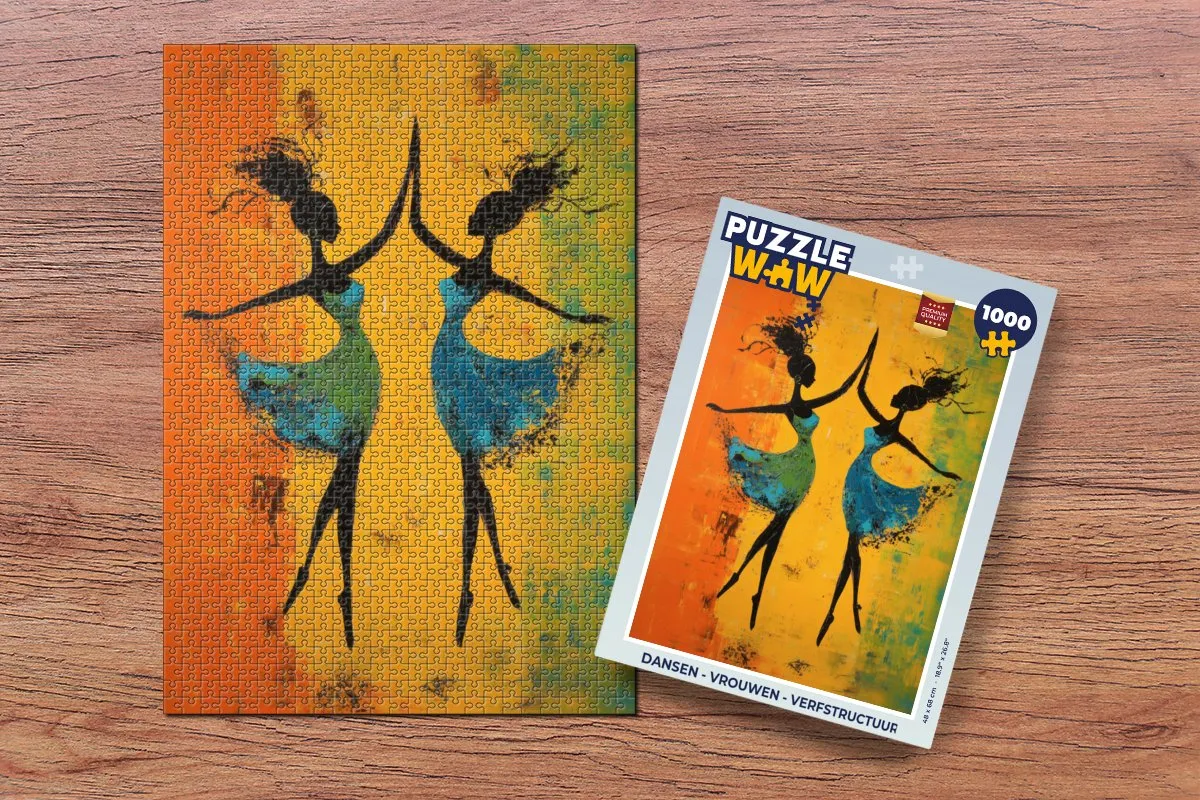 PuzzleWow Dansen - Vrouwen Legpuzzel 1000 Stuks