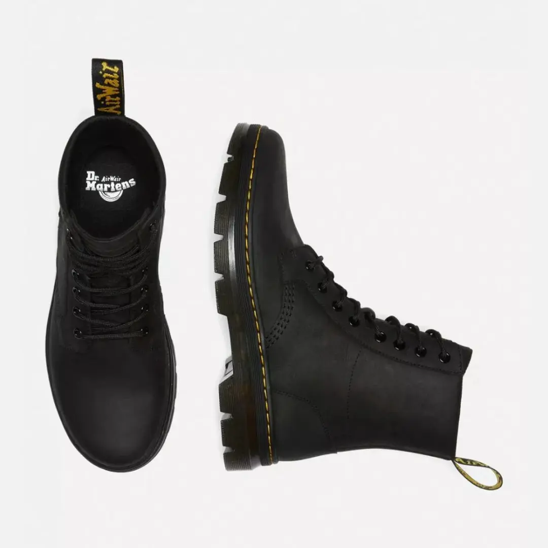 Dr. Martens Wyoming Combs Leather Heren Sneakers - Zwart 45 - afbeelding 6 van 6