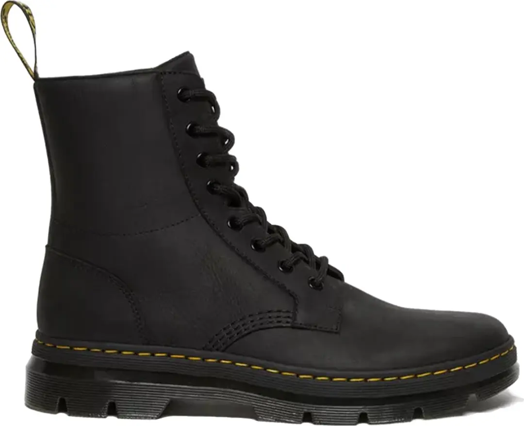 Dr. Martens Wyoming Combs Leather Heren Sneakers - Zwart 45 - afbeelding 2 van 6