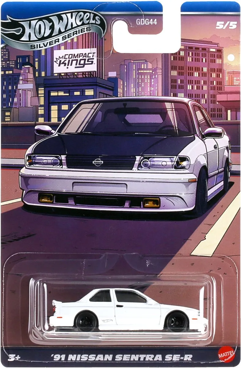 Hot Wheels JKX60 1/64 Nissan Sentra SE-R 1991 - Wit