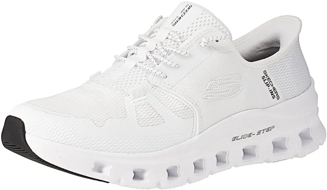 Skechers GLIDE-STEP PRO Heren Instappers 44 - Wit - afbeelding 3 van 6