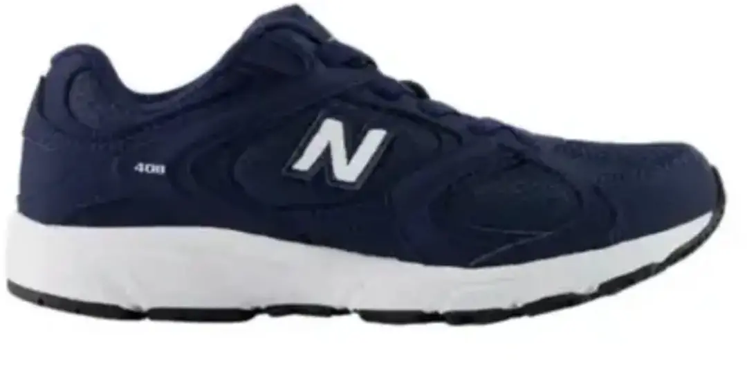 New balance 408 bungee lace in de kleur marine.