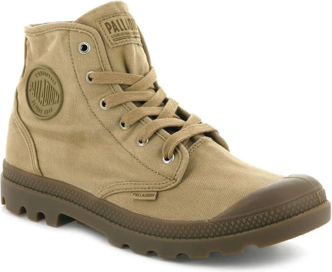 Palladium PAMPA HIGH M - Vrije tijd half-hoog - Kleur: Cognac - Maat: 45