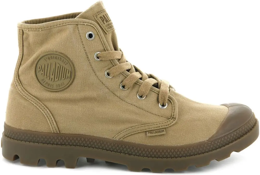 Palladium PAMPA HIGH M - Vrije tijd half-hoog - Kleur: Cognac - Maat: 45