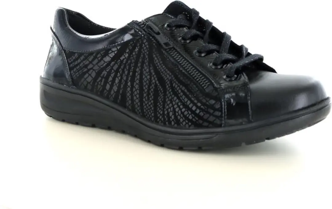 Solidus -Dames - zwart - sneakers - maat 42 - afbeelding 2 van 5