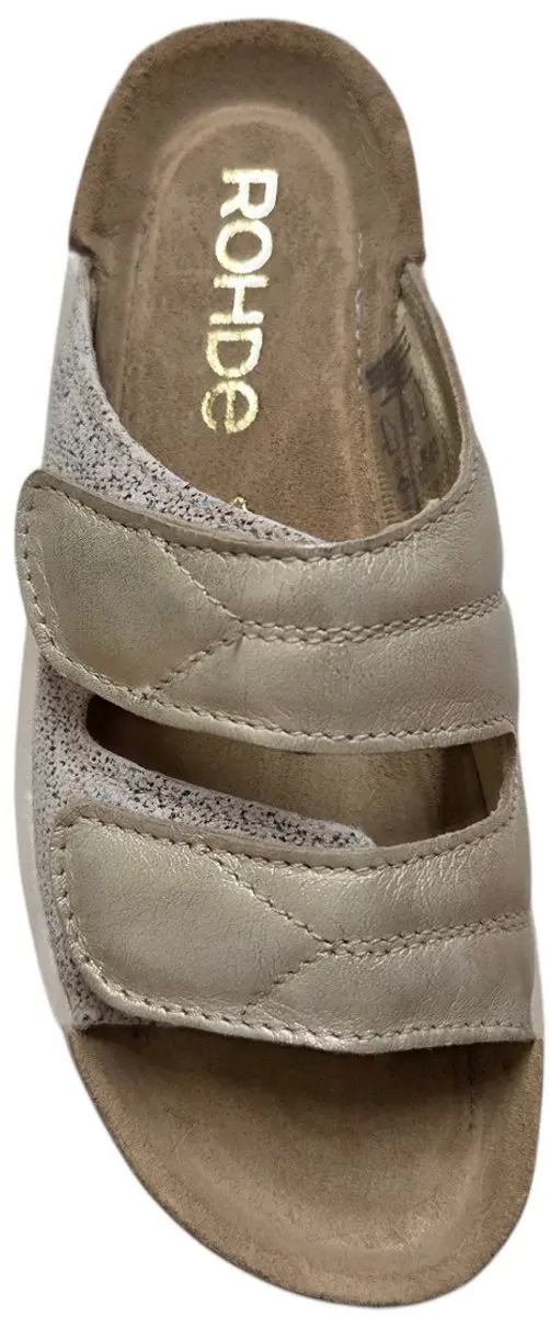 Rohde 1952 02 Slippers Dames - Wit/Beige - 40 - afbeelding 2 van 6