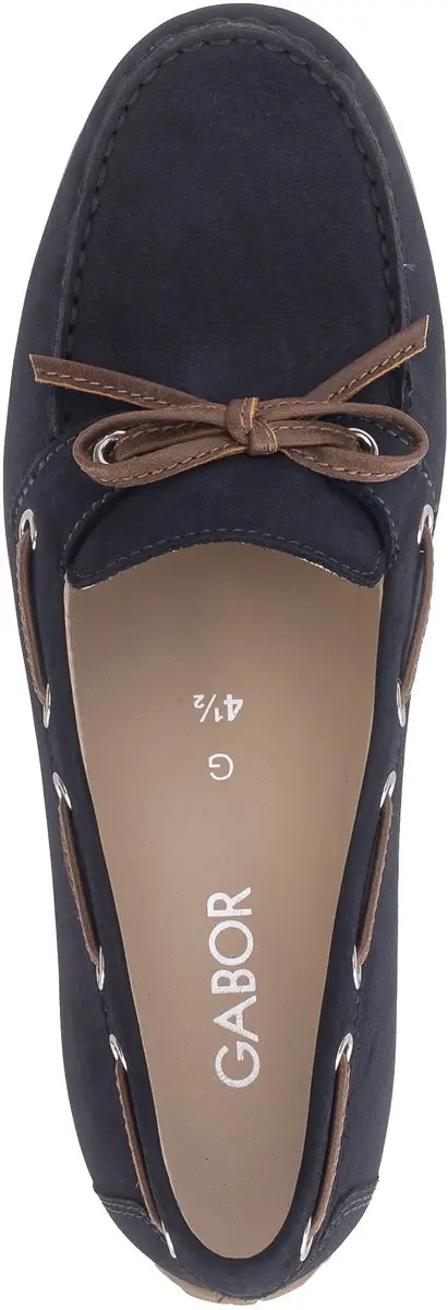 Gabor 82.442 46 Blauwe Suede Dames Instappers - Maat 40.5 - afbeelding 2 van 6