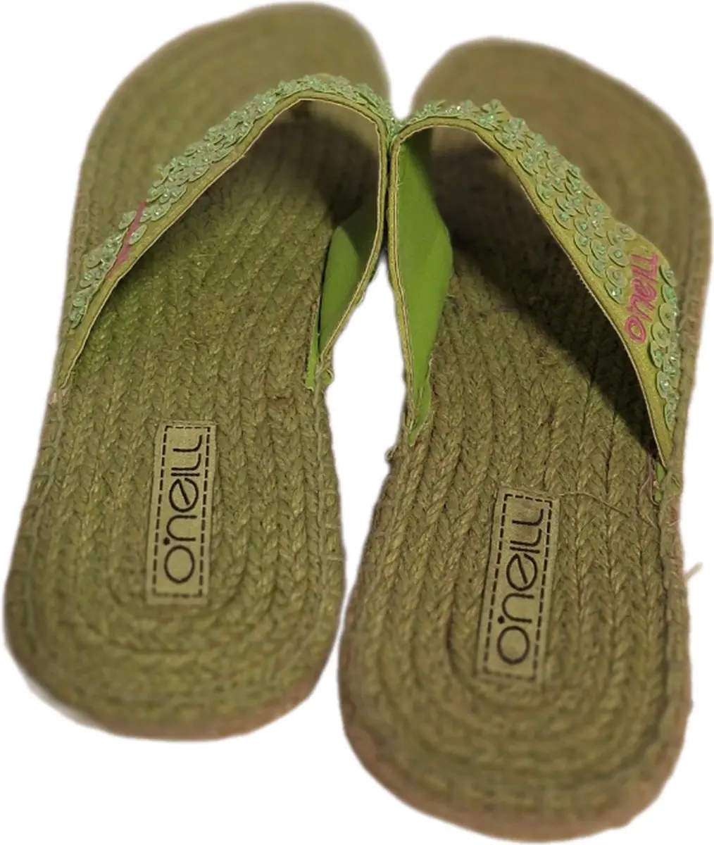 O'NEILL-SPARK ESPADRILLE SLIPPER-APPLEGREEN-SIZE 38