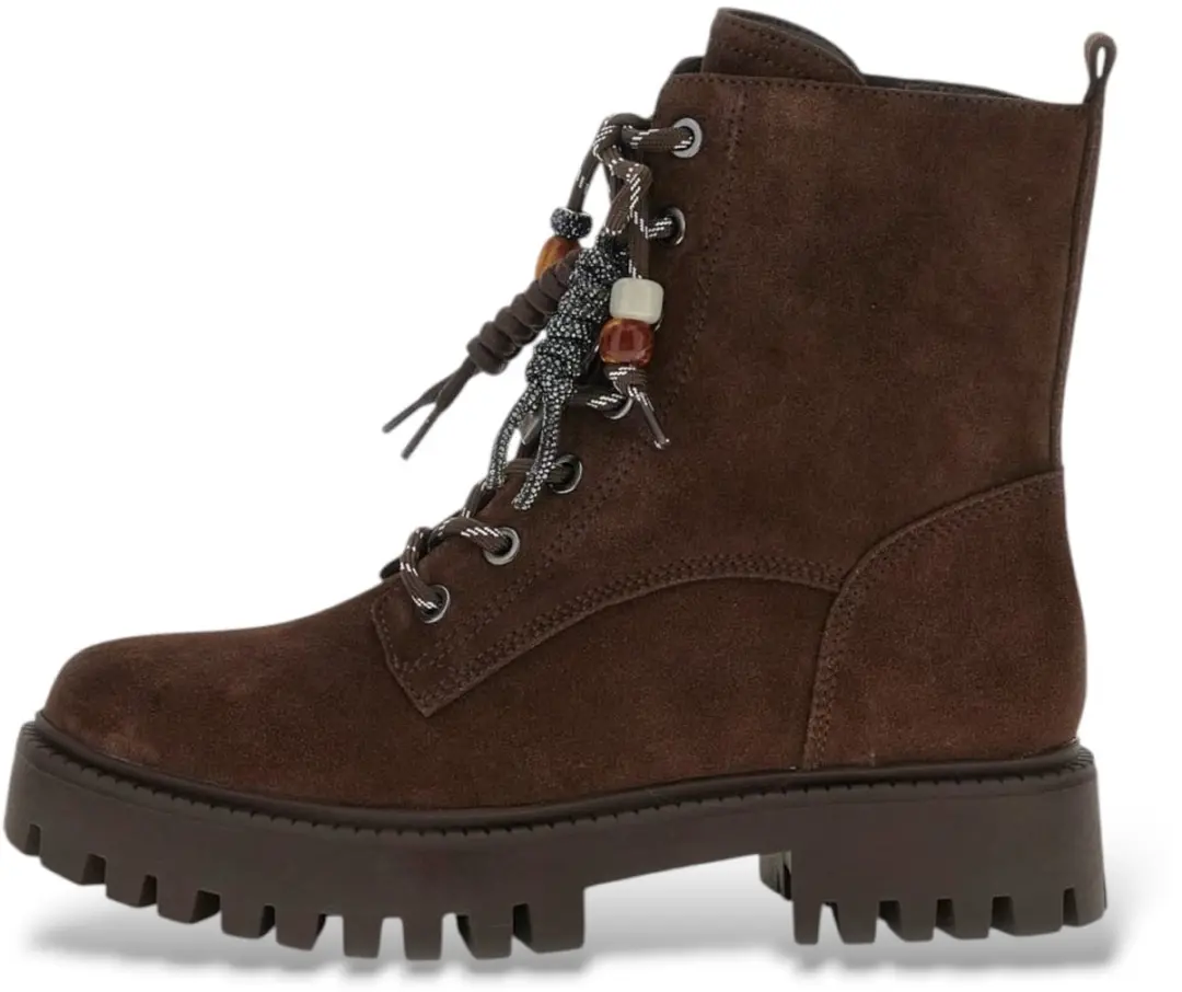 Guess Bruine leren Fizzle enkellaarzen