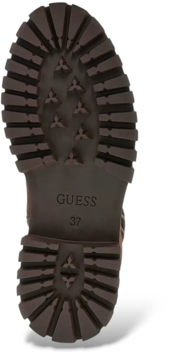 Guess Fizzle enkellaarzen - Bruin leer - afbeelding 3 van 6