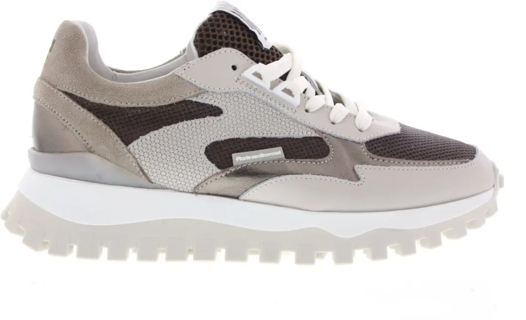 Dames Sneakers Floris Van Bommel Grommi 03.06 Darkbrown Donkerbruin
