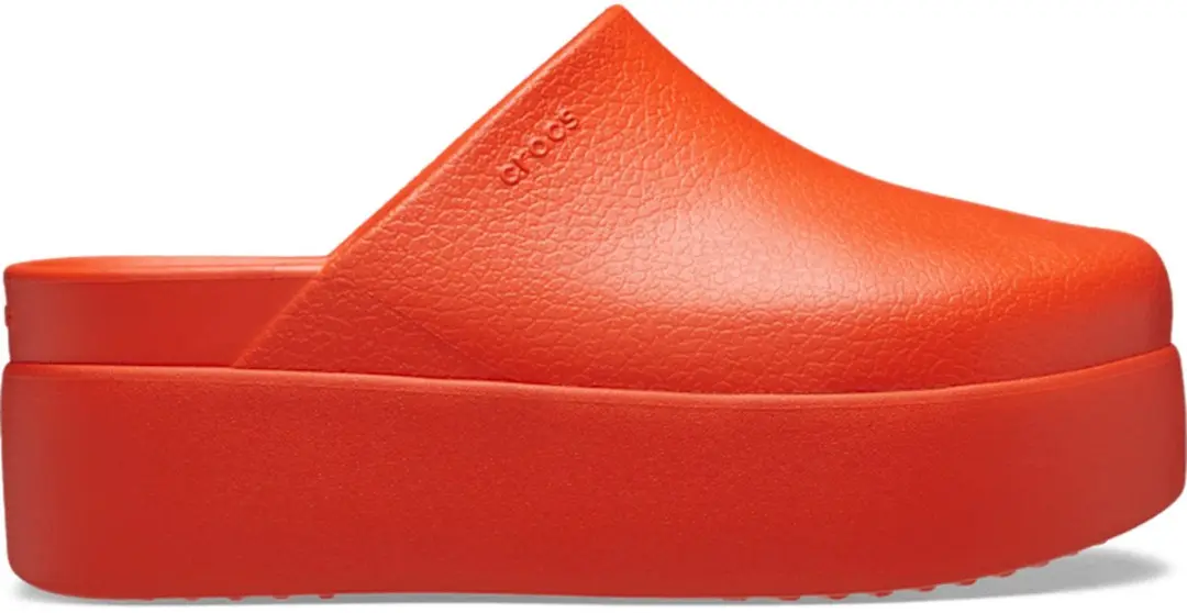 Crocs Dylan Platform Clog Lava Rood Maat 34/35 US W5