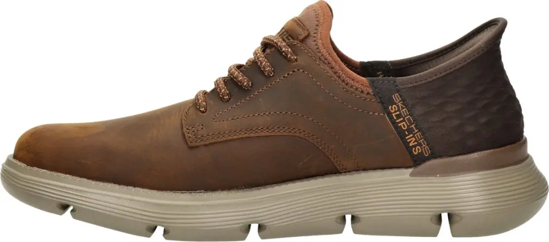 Skechers Slip-ins Garza Gervin Heren Instappers - Bruin - afbeelding 3 van 6
