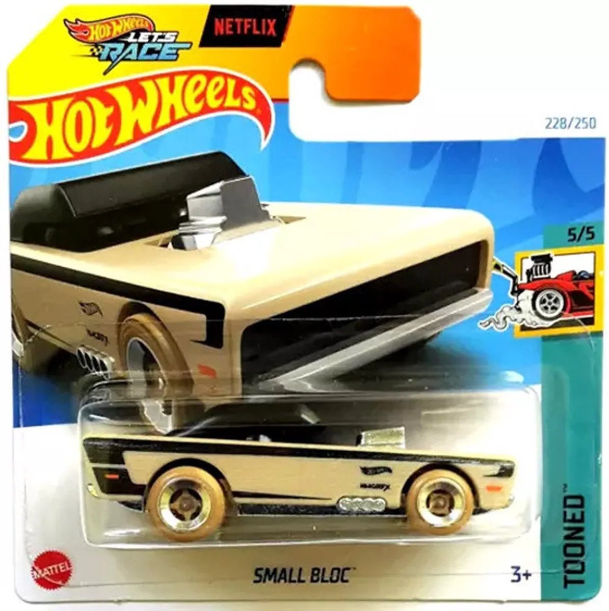 Hot Wheels Small Bloc Beige 1:64