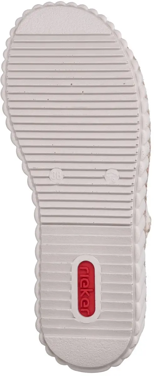 Rieker Slippers Beige Textiel - Maat 42 - afbeelding 5 van 6