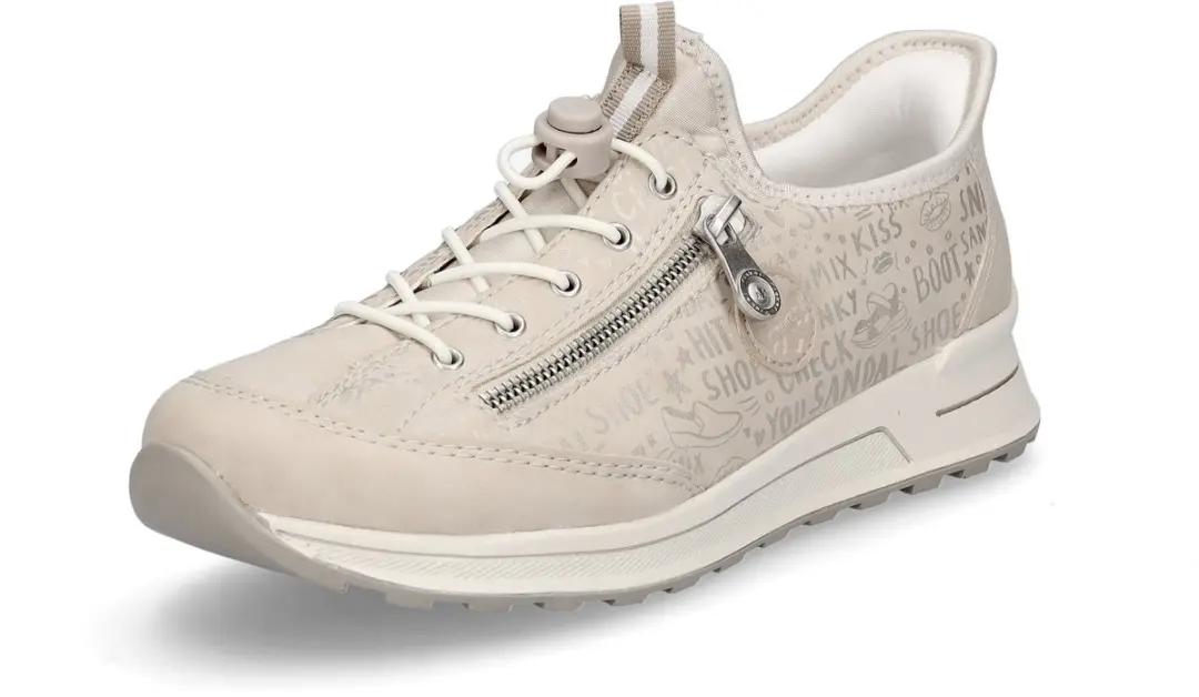 Rieker dames slip-on schoen beige