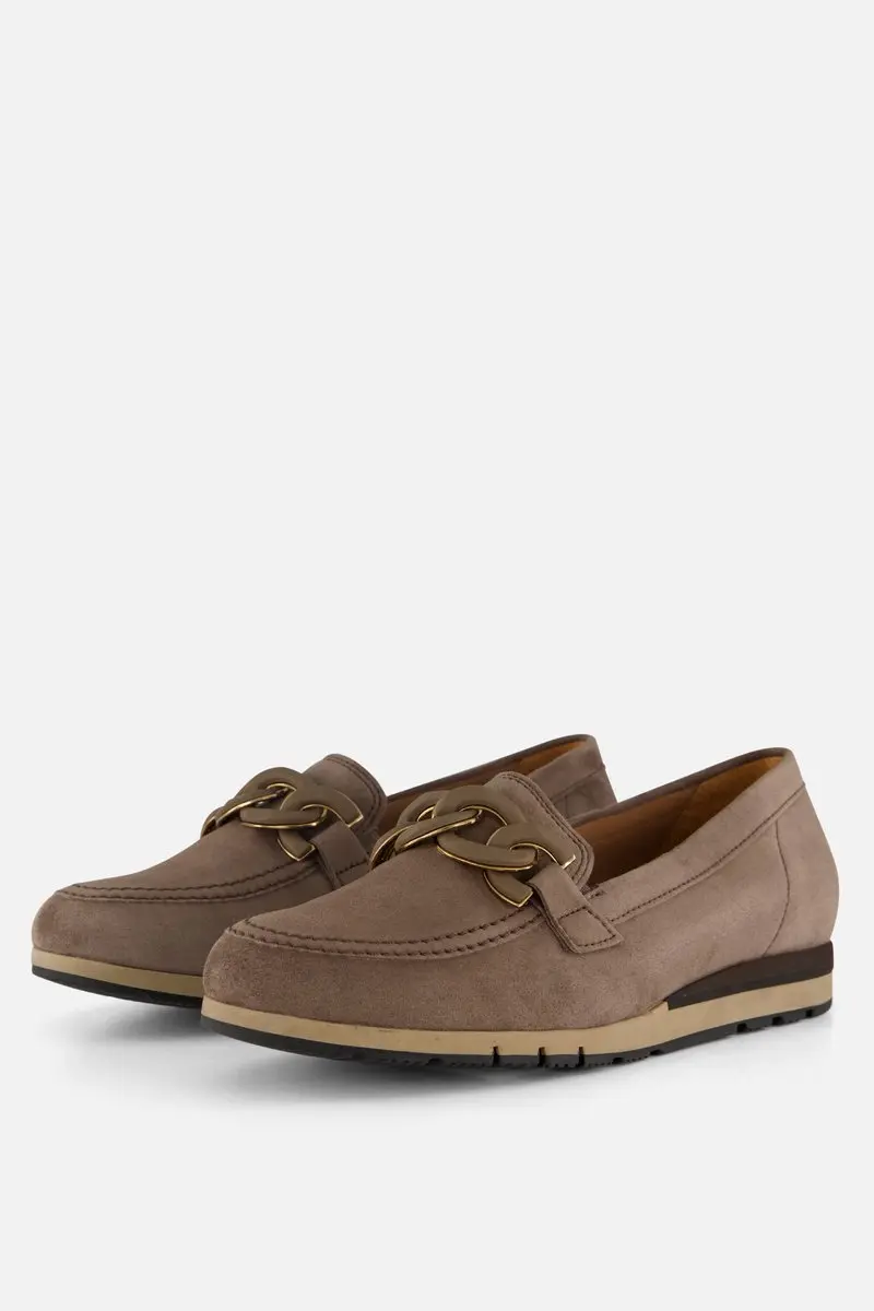 Gabor Instappers taupe Suede