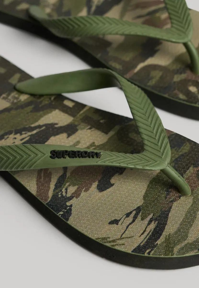 Superdry Vegan Kinderenlippers Heren - Maat 10/11 - Woodland Camo - afbeelding 4 van 6