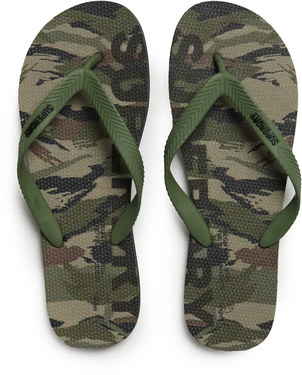 Superdry Vegan Kinderenlippers Heren - Maat 10/11 - Woodland Camo - afbeelding 2 van 6