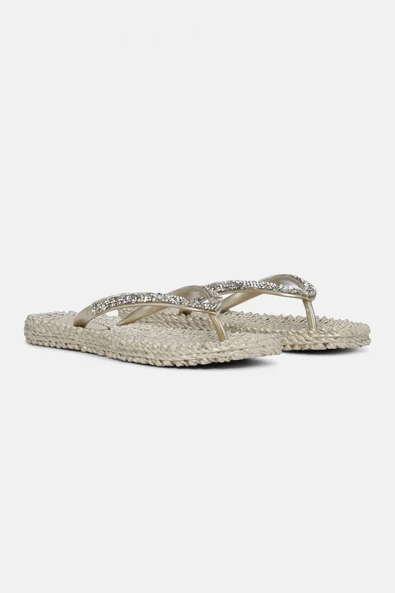 Slippers met grove glitter CHEERFUL03G