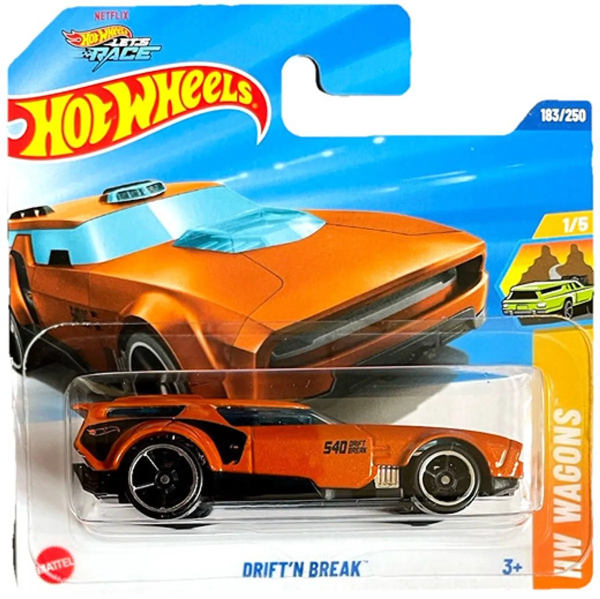 Hot Wheels Drif'n Break 540 Car 1:64