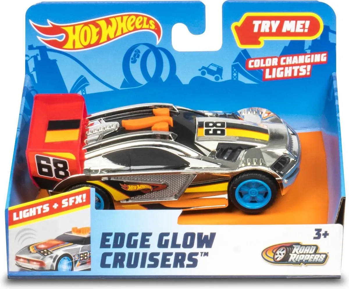 Hot Wheels Edge Glow Cruiser Time Tracker 90603 - Zilver