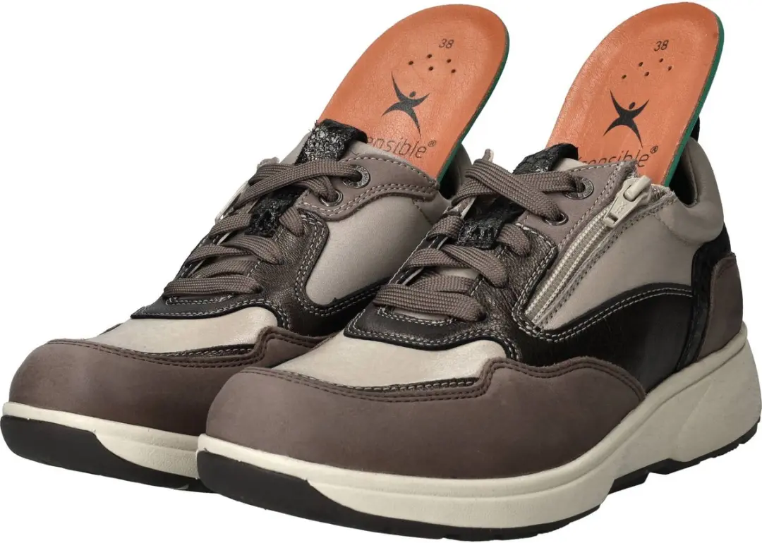 Xsensible Grenoble Stretchwalker HX Veterschoenen Dames - Beige 38 - afbeelding 5 van 6