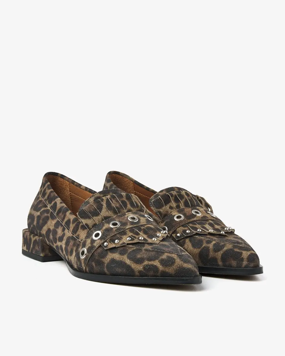 VIA VAI Jazz Emily Loafers - Luipaardprint - Maat 40