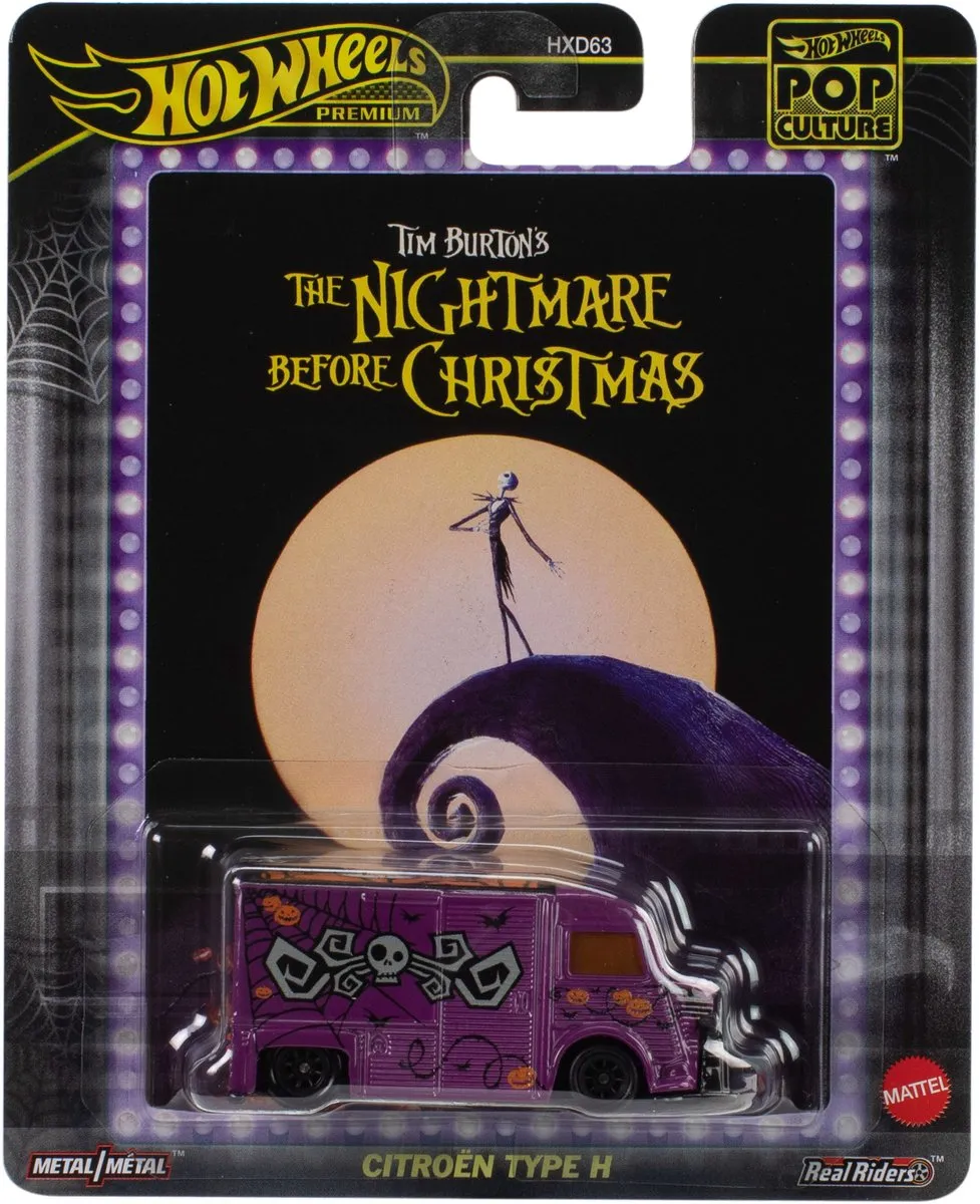 Hot Wheels Premium The Nightmare Before Christmas Citroën Type H 1:64 Violet