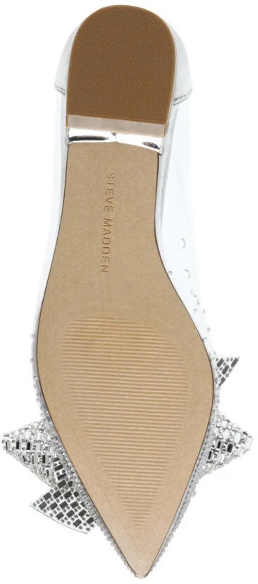 Steve Madden Julisa Dames Ballerina's - Transparant Zilver - afbeelding 3 van 6