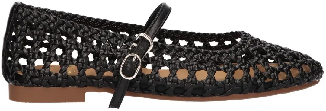 La Strada Ballerina Zwart Synthetisch