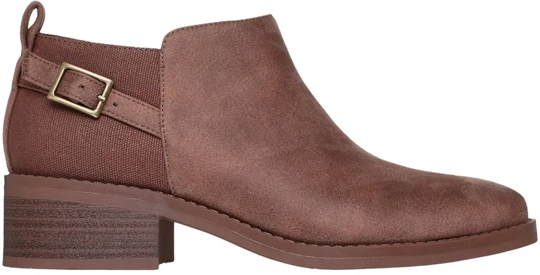 SKECHERS BOBS WANDER LUXE 114255-BRN SKECHERS enkellaarsjes dames bruin maat EU