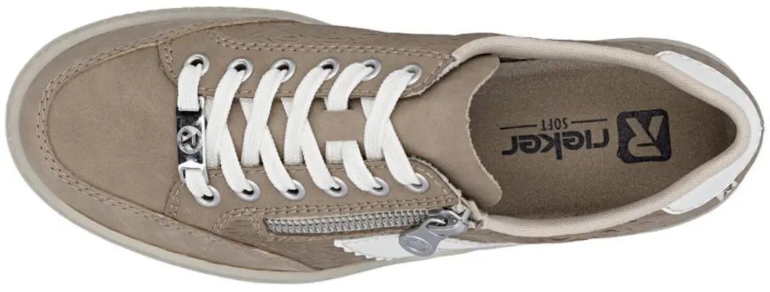 Rieker L5903-20 Sportschoenen - Beige - Maat 41 - afbeelding 2 van 6