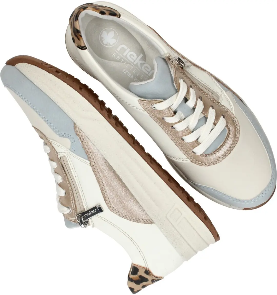Rieker Dames Sneakers Multi - Maat 38