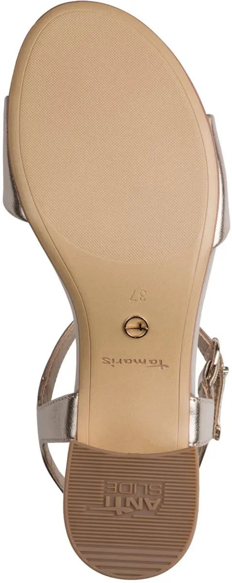 Tamaris 1-28249-42 Dames Sandalen - Metallic - afbeelding 4 van 6