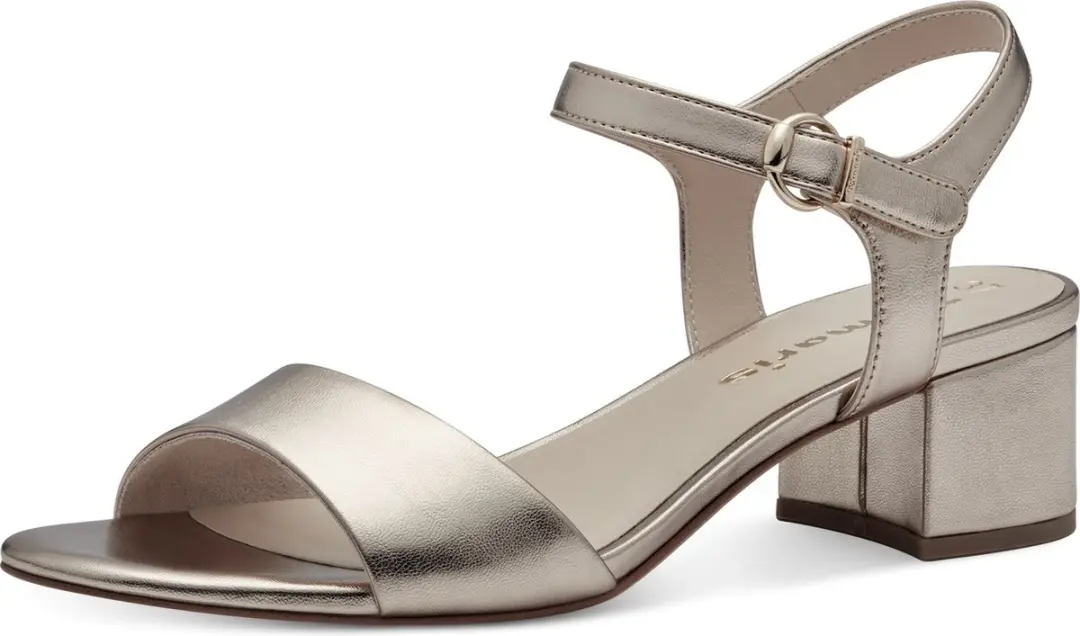 Tamaris 1-28249-42 Dames Sandalen - Metallic - afbeelding 6 van 6