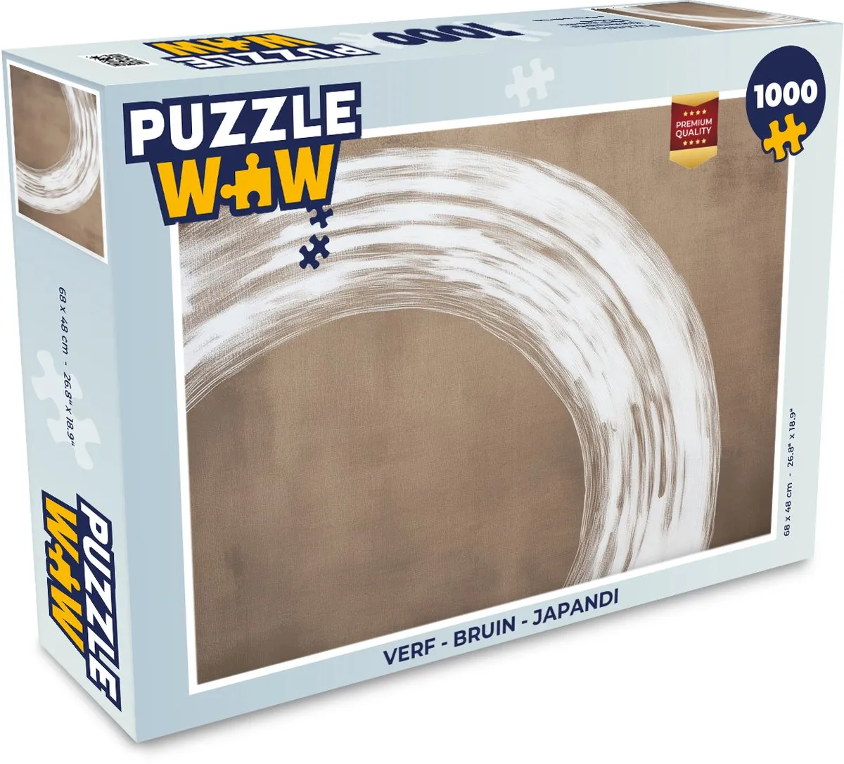 PuzzleWow Japandi Legpuzzel 1000 Stuks - 1000 Puzzelstukken